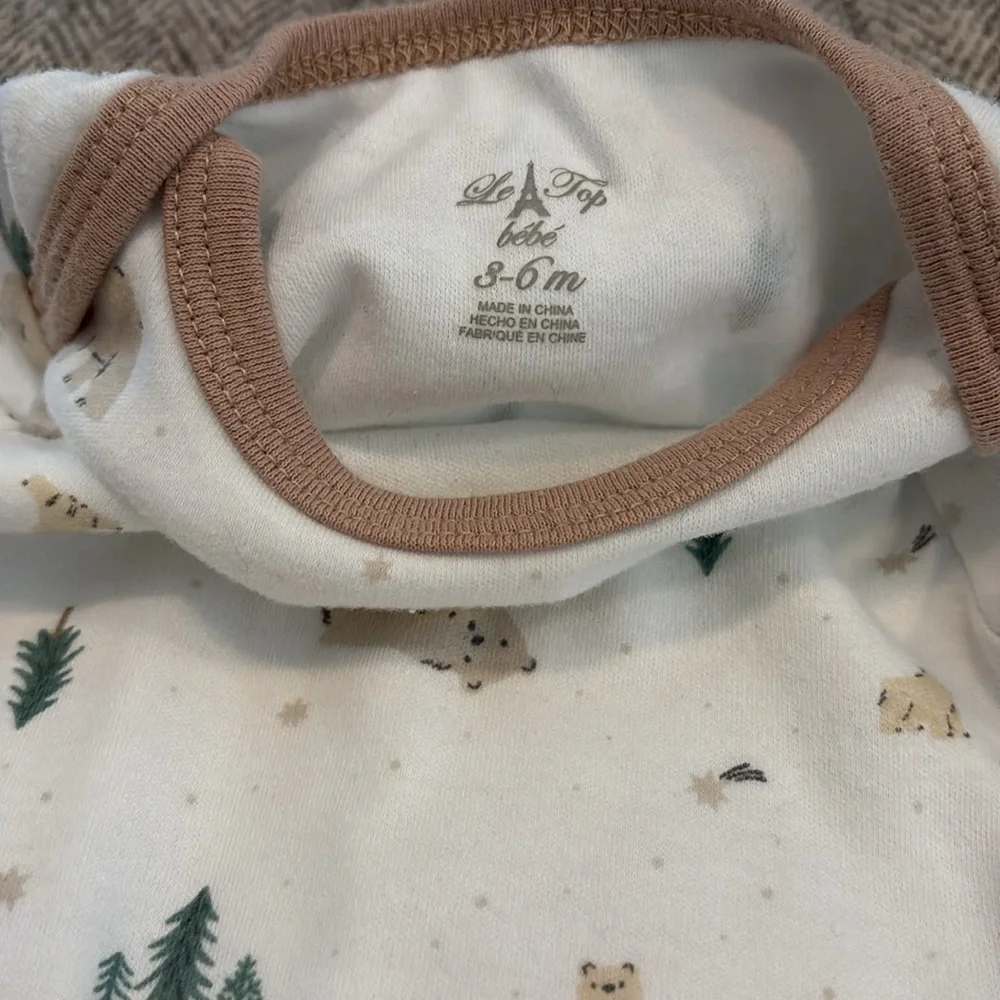 Le Top one piece size 3-6 mths